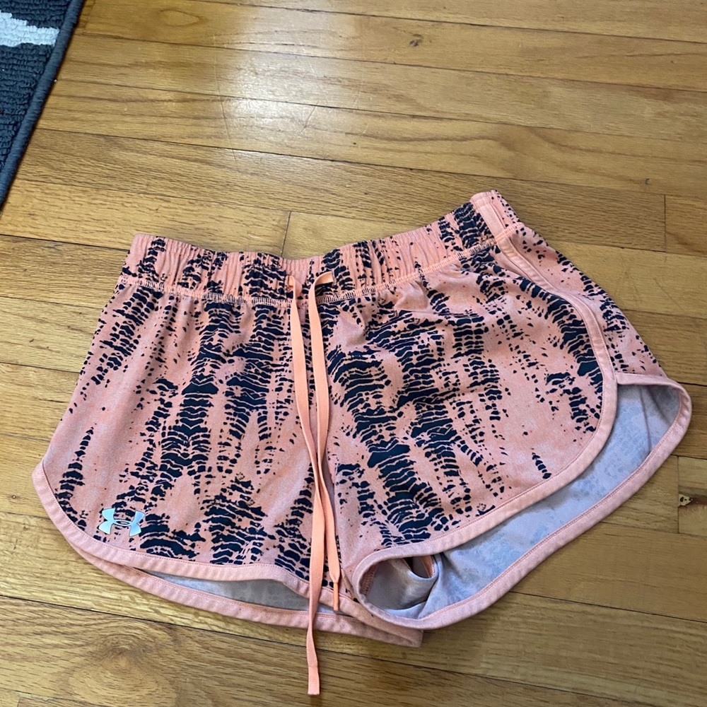 Patterned under armor shorts